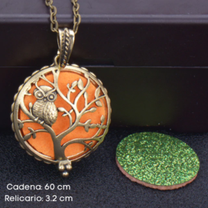 Collar difusor de Aromaterapia Buho