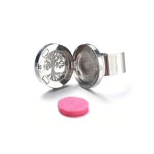 Anillo de aromaterapia abierto
