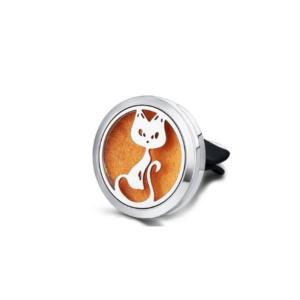 Difusor Aromaterapia para auto Gatito (acero)