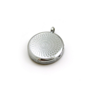 Collar Difusor Aromaterapia con Zirconias parte de atrás