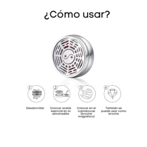Pin difusor de Aromaterapia cómo usar
