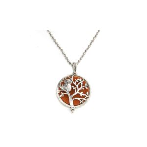 Collar Difusor Aromaterapia Buho en Arbol 2