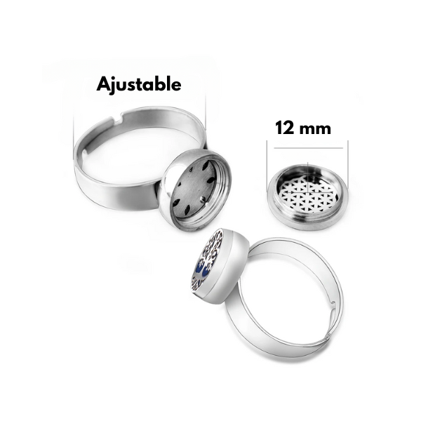 Medidas anillo difusor de aromaterapia
