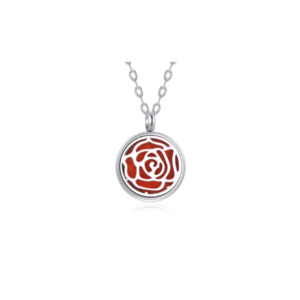 Collar Difusor Aromaterapia Rosa12 mm